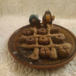Folk Art Tic Tax Toe Game